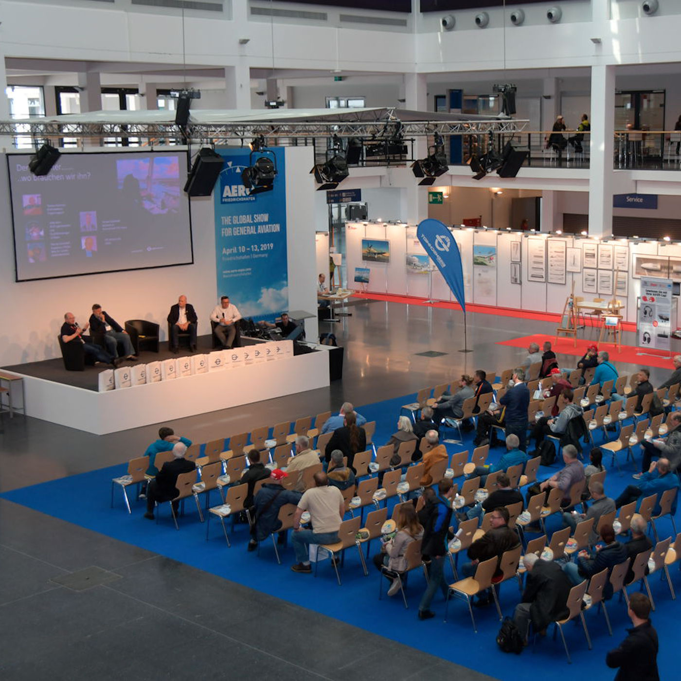 Wer braucht Flugleiter? Podiumsdiskussion auf der AERO 2019
