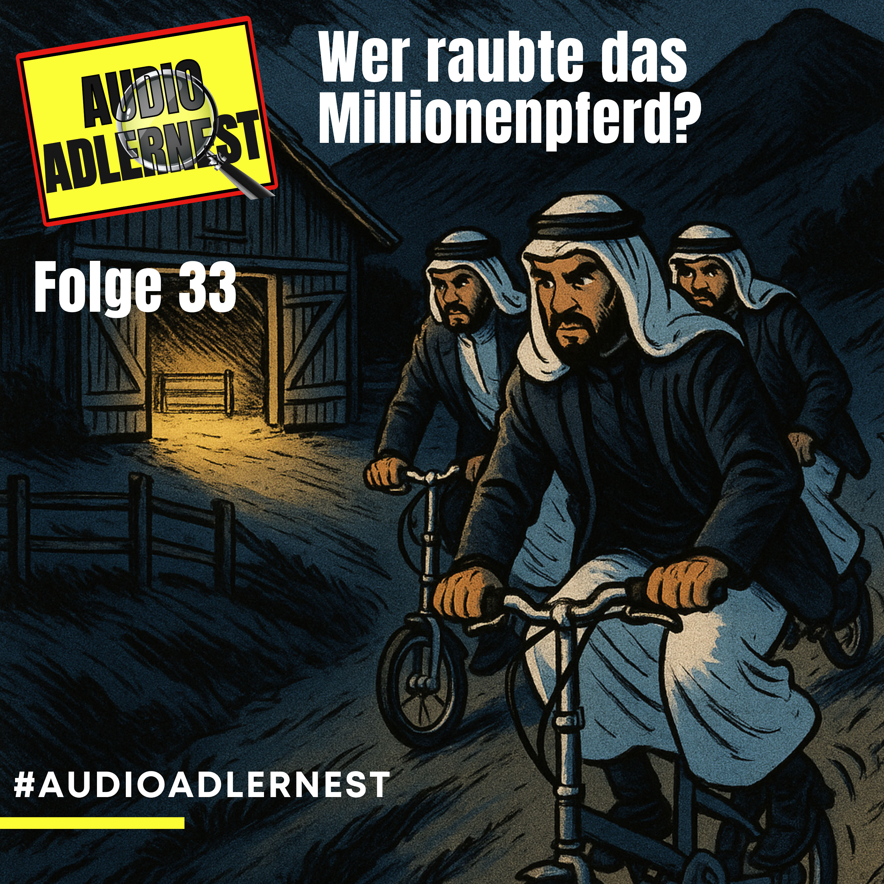Wer raubte das Millionenpferd? - TKKG Folge 33 - Audio Adlernest (#083)