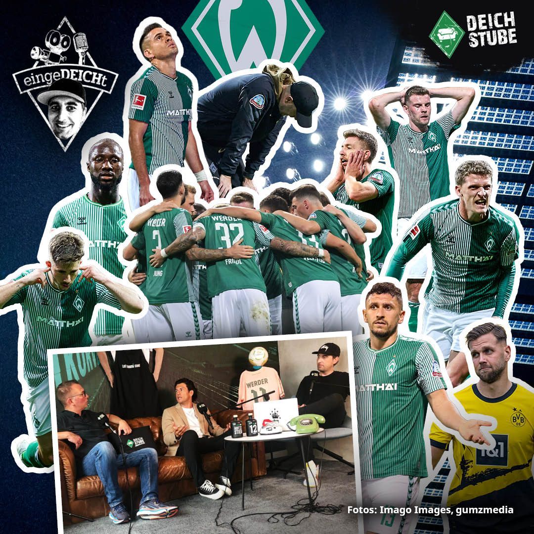 Werner-Krise?! Große Sorgen um Werder Bremen - nun geht’s zum BVB! eingeDEICHt 31 mit Nelson Valdez