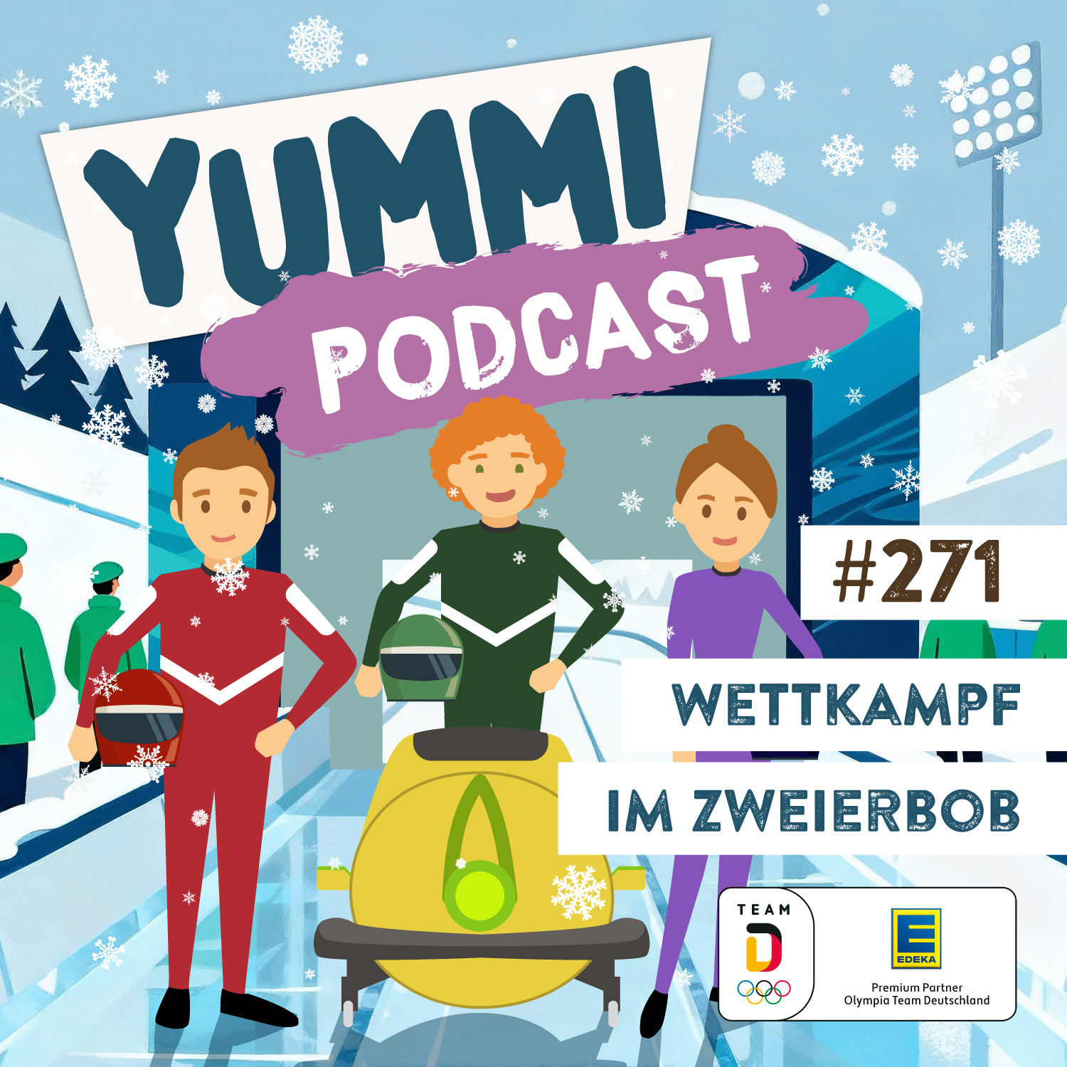 Wettkampf im Zweierbob