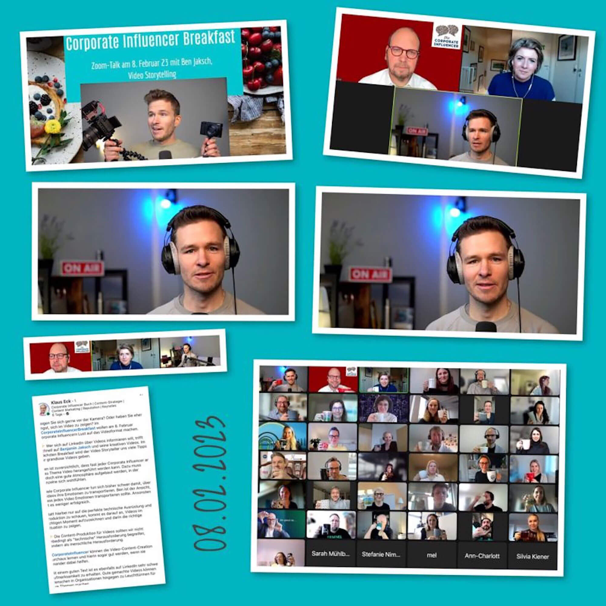 Wie funktioniert Video Storytelling für Corporate Influencer? Mit Benjamin Jaksch
