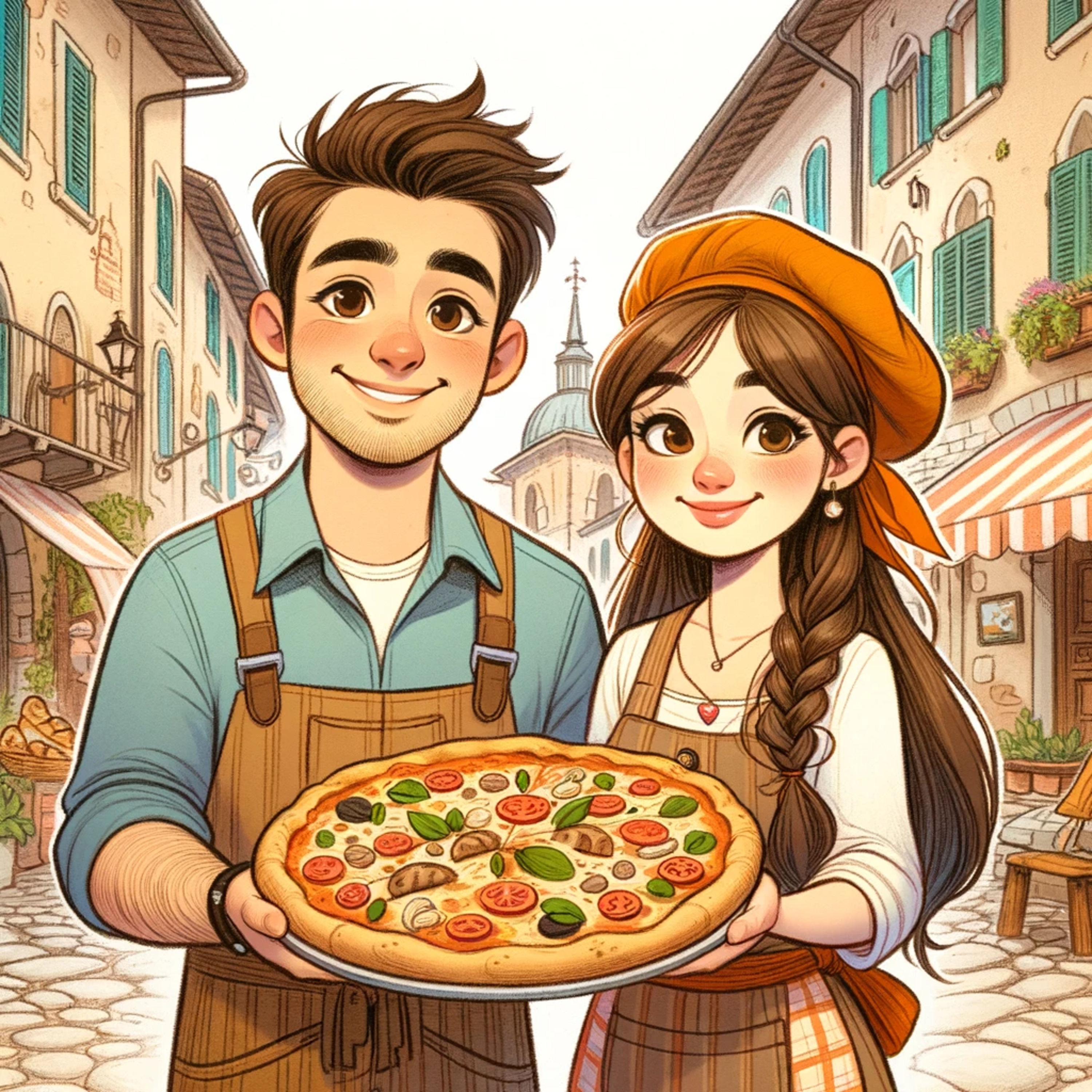 Wie Pietro & Zara die Pizza erfunden haben | eine Onkel Guido Legende