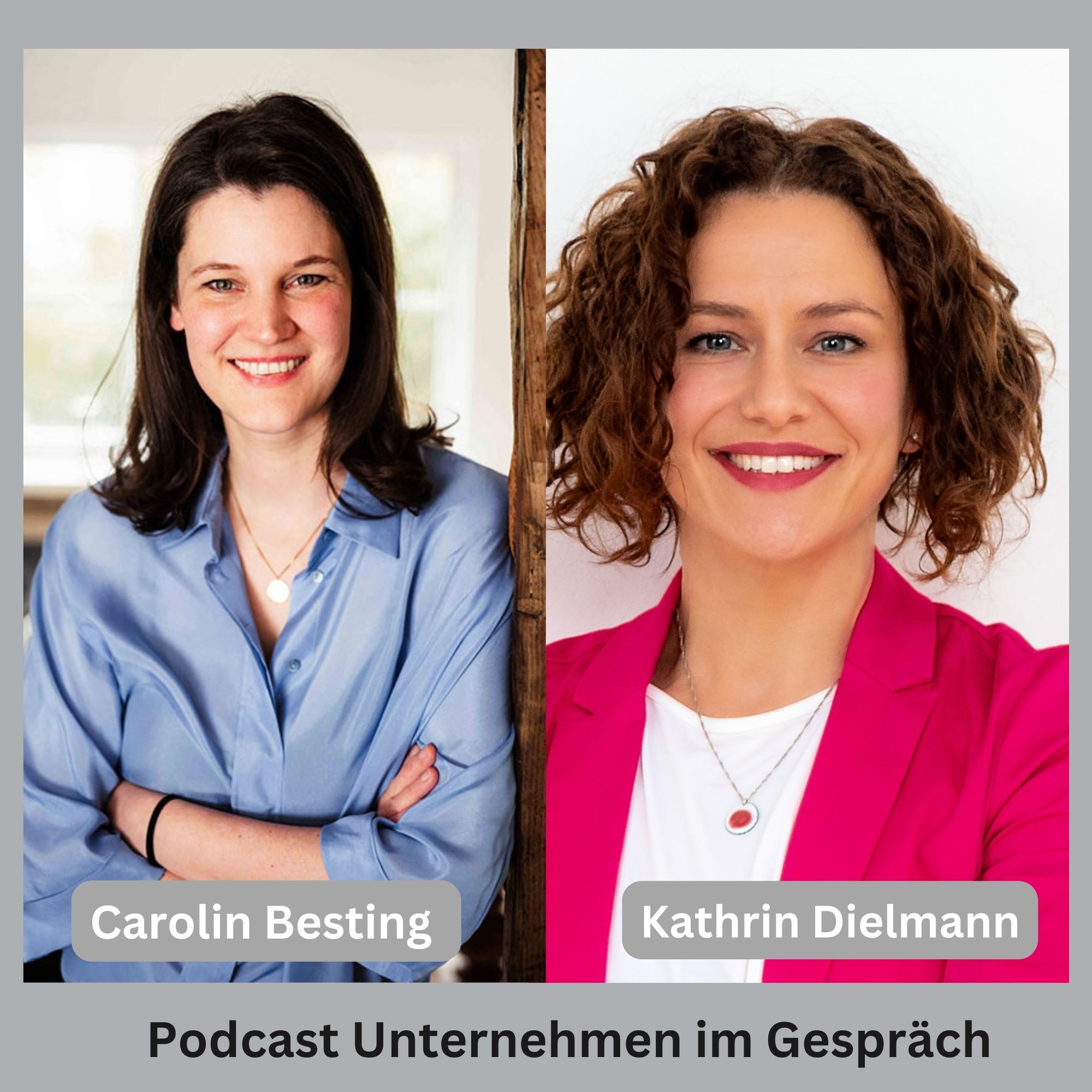 Wie werde ich online mehr sichtbar? Carolin Besting und Kathrin Dielmann im UiG-Podcast
