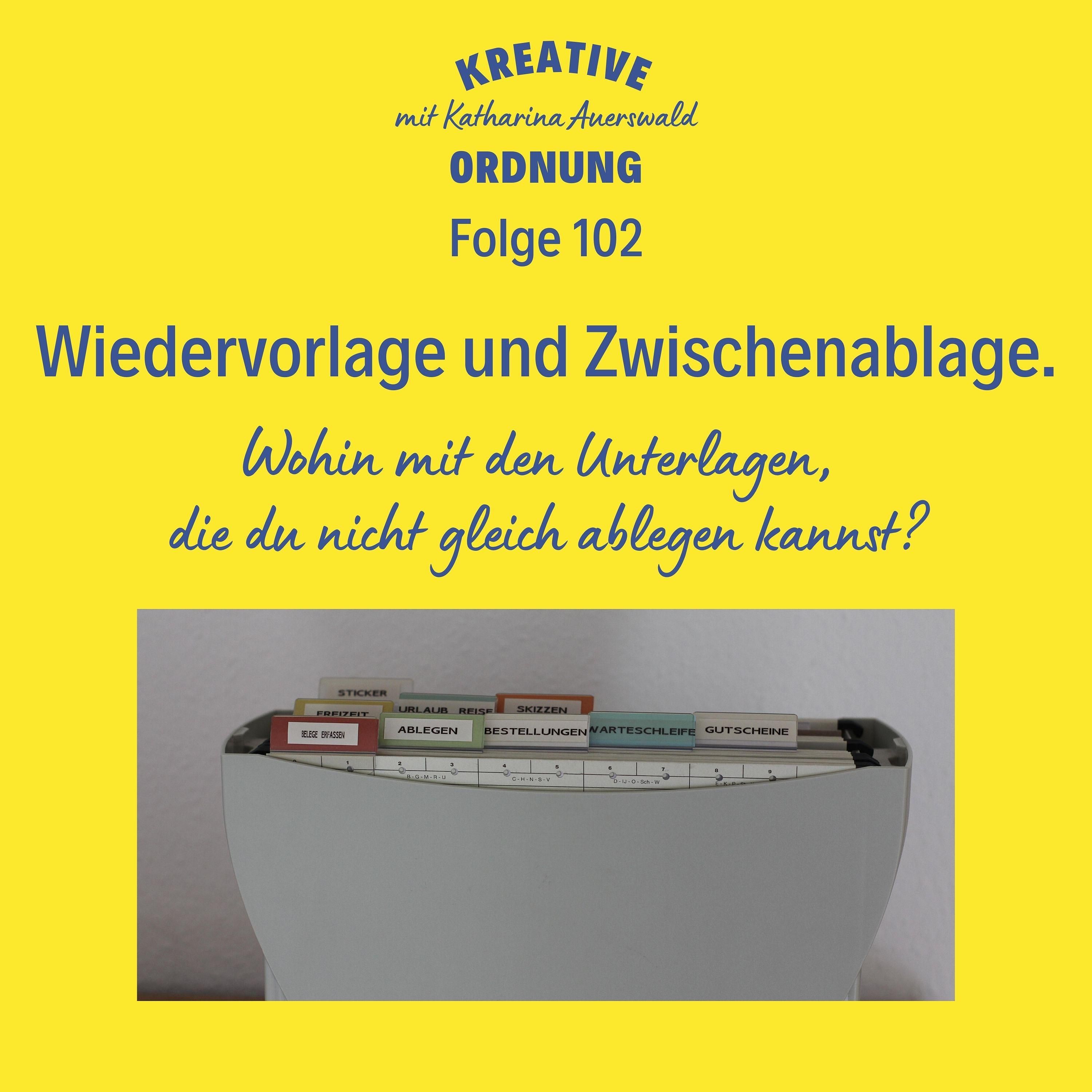 Wiedervorlage und Zwischenablage einrichten (#102)