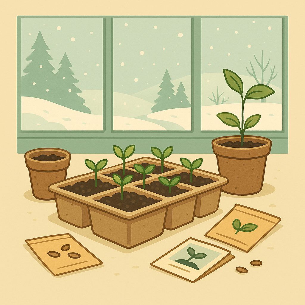 Winter-Anzucht leicht gemacht – Gewächshaus, Licht & Saatgut