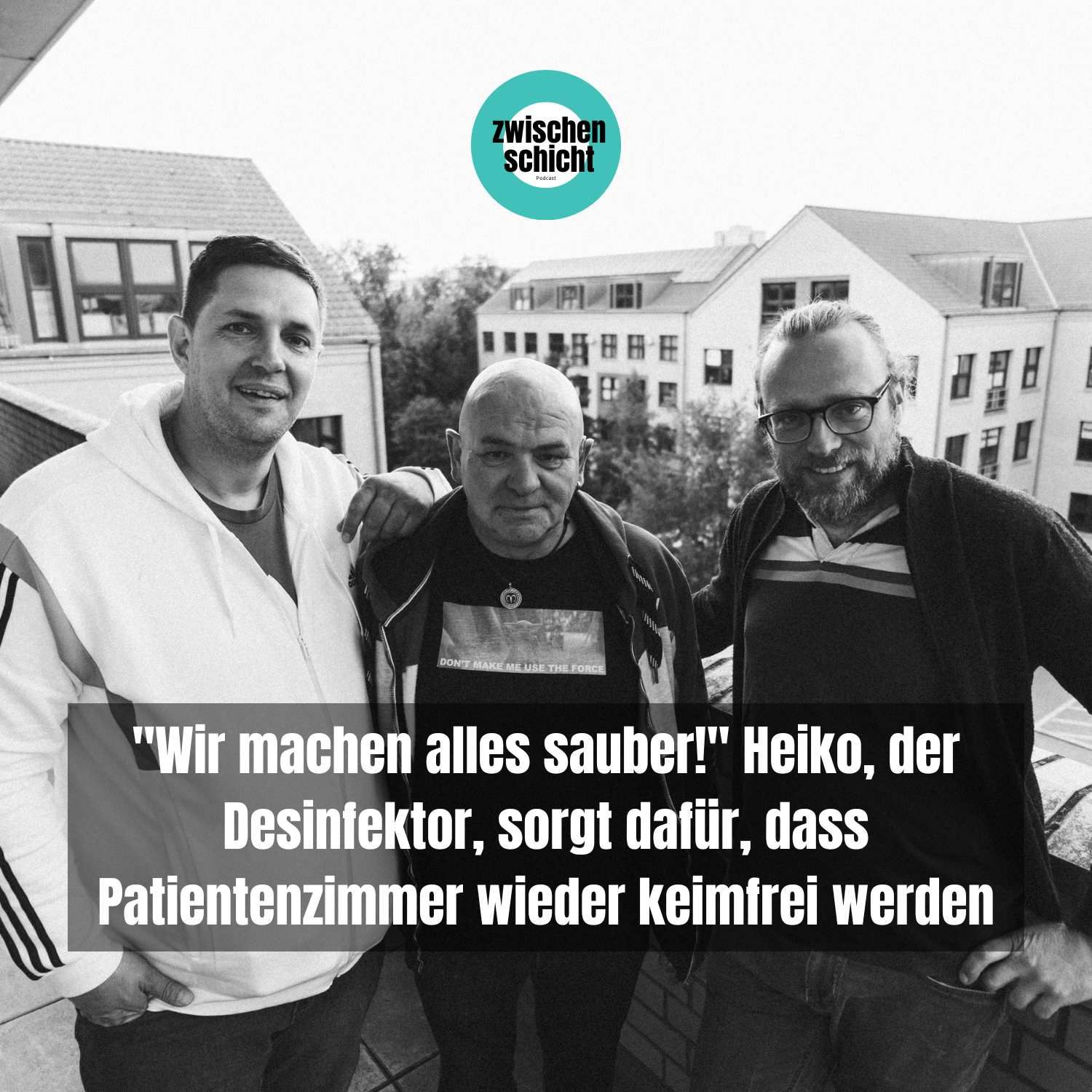 "Wir machen alles sauber!" Heiko, der Desinfektor, sorgt dafür, dass Patientenzimmer wieder keimfrei werden