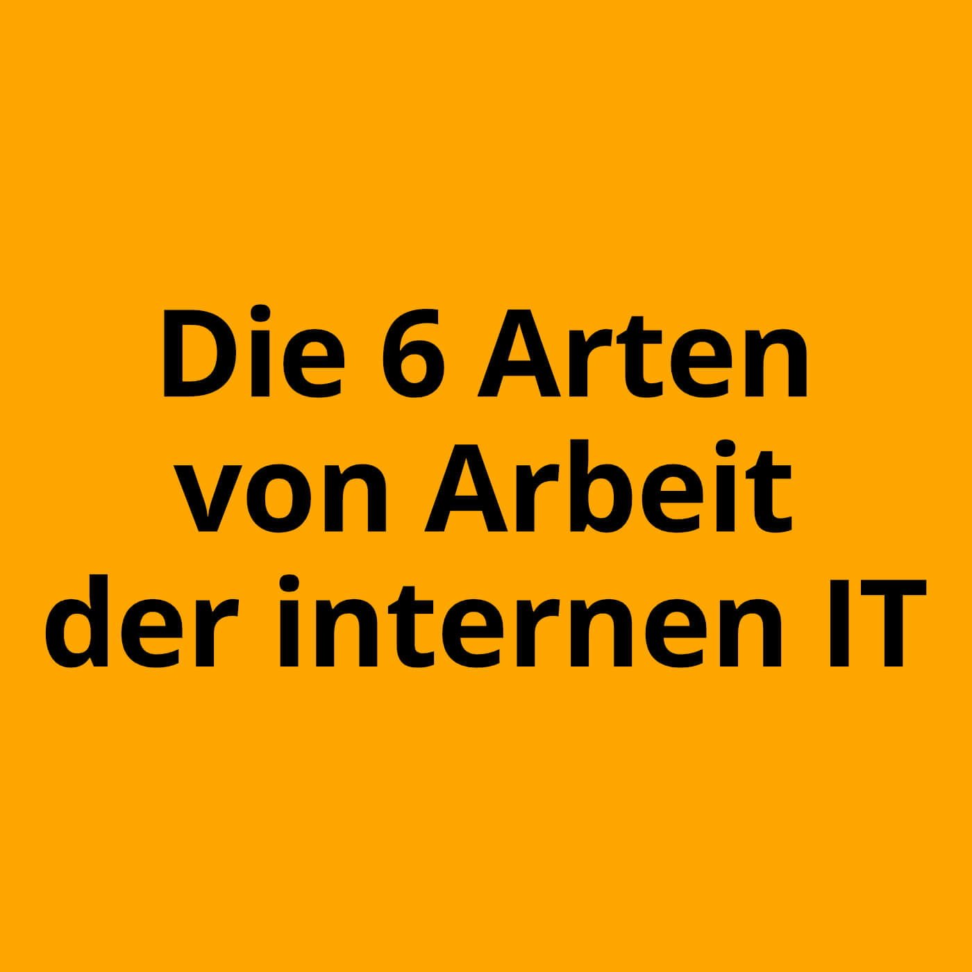 Wir müssten mal ...