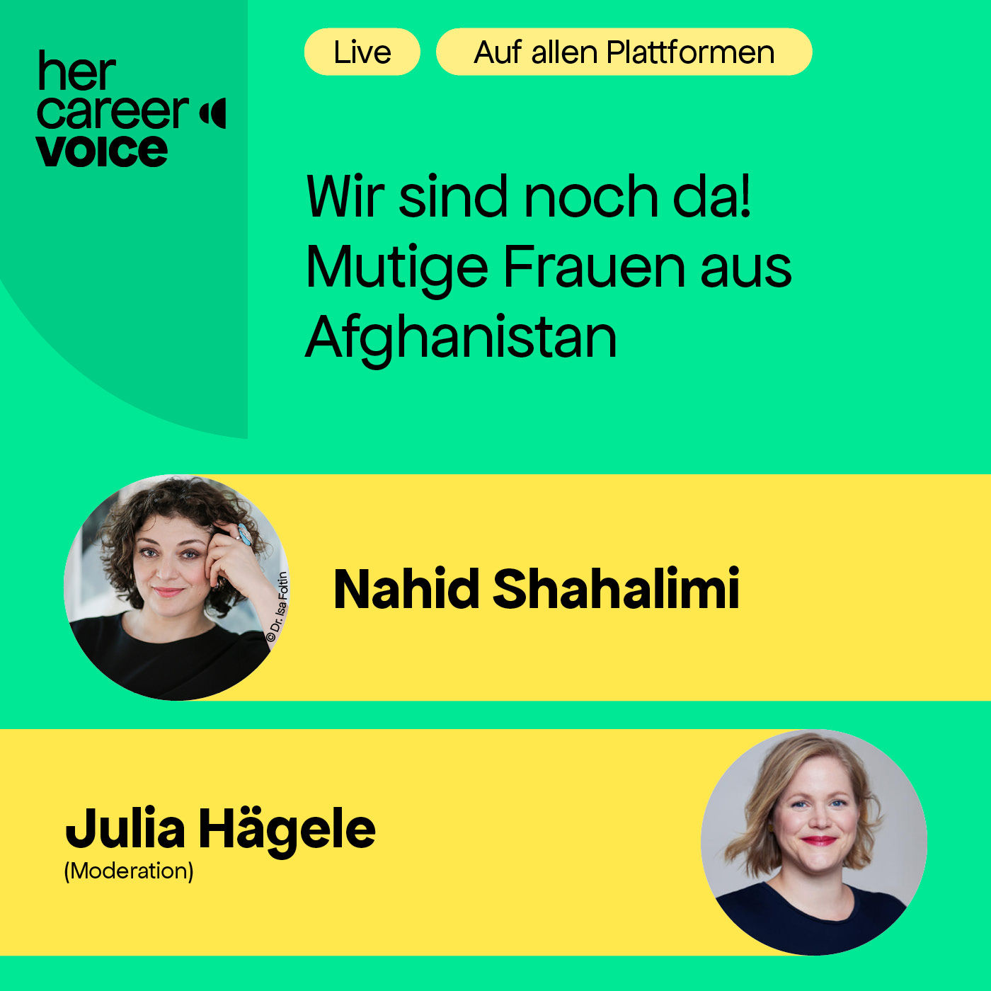 Wir sind noch da! Mutige Frauen aus Afghanistan