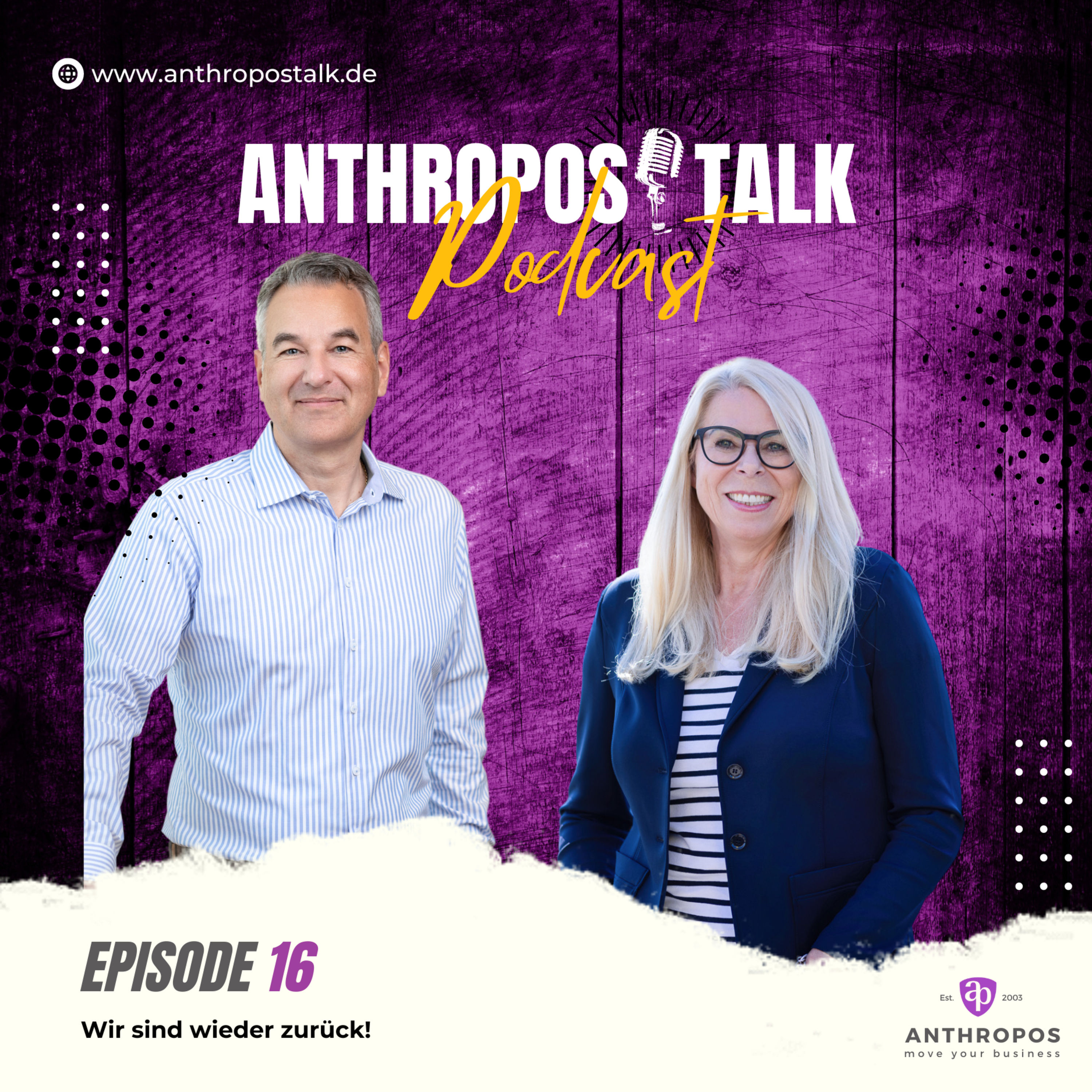 Wir sind wieder zurück, ANTHROPOS TALK 2024