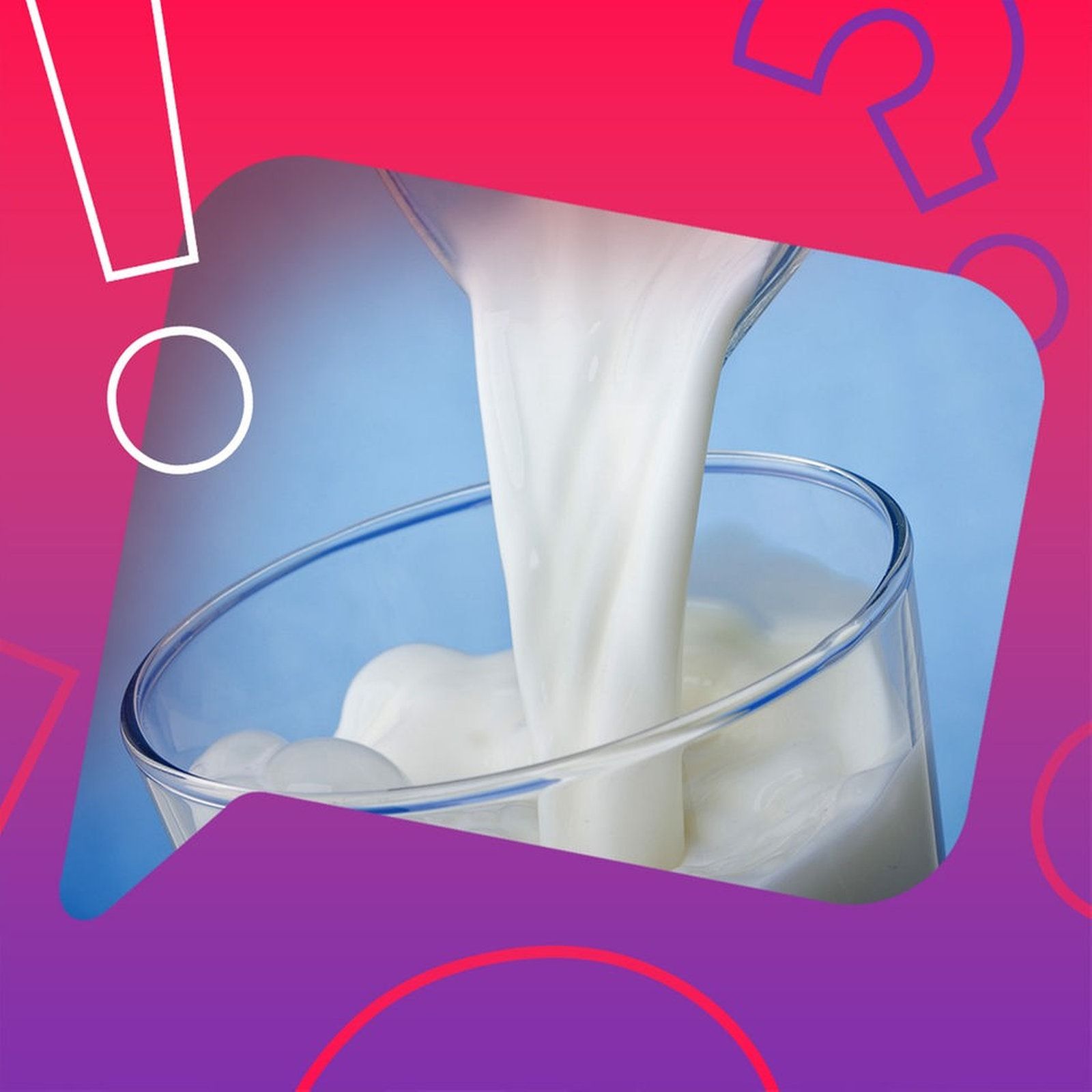 Wird bei Gewitter die Milch sauer?