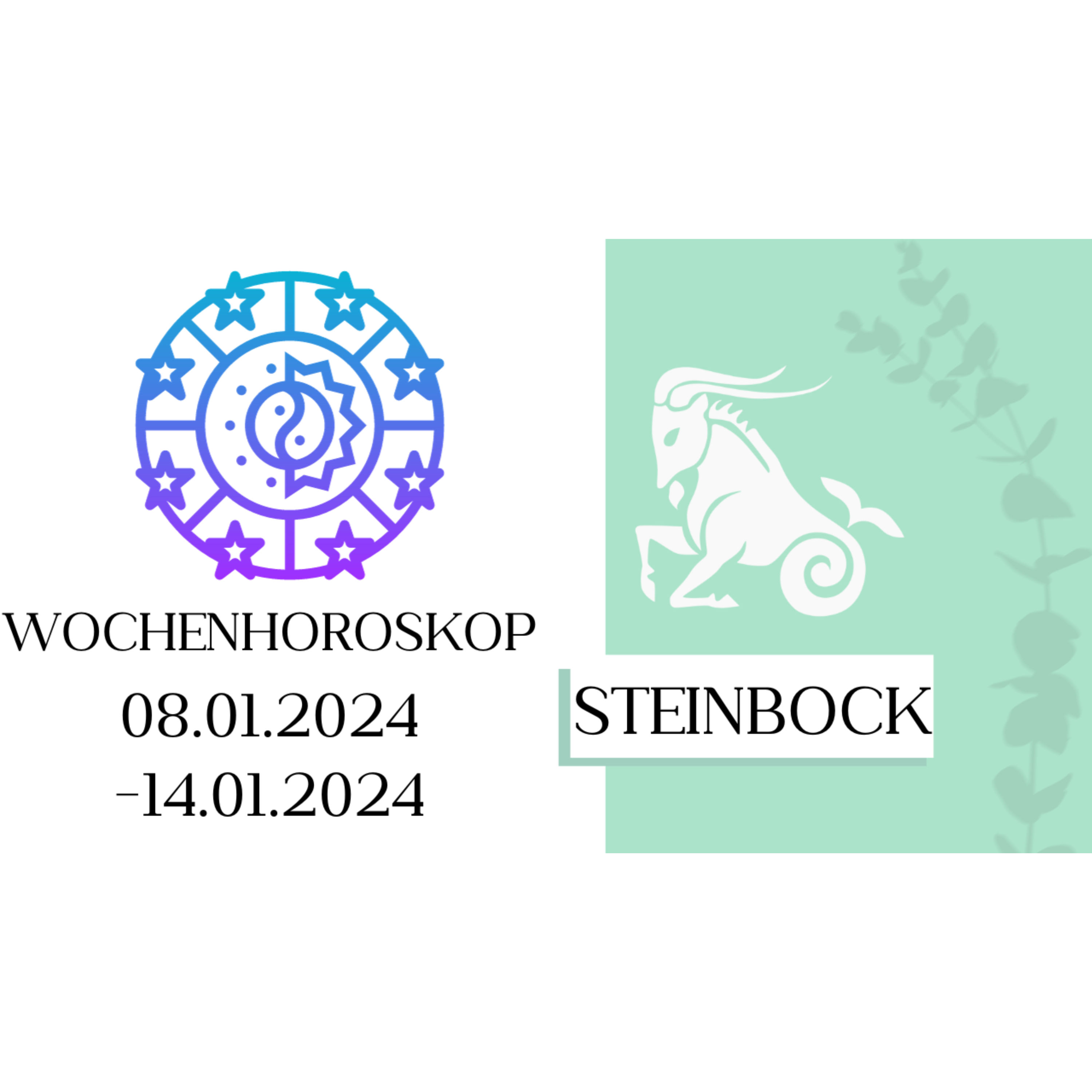 Wochenhoroskop - Steinbock | 08.01.-14.01.24 | KW 02/2024