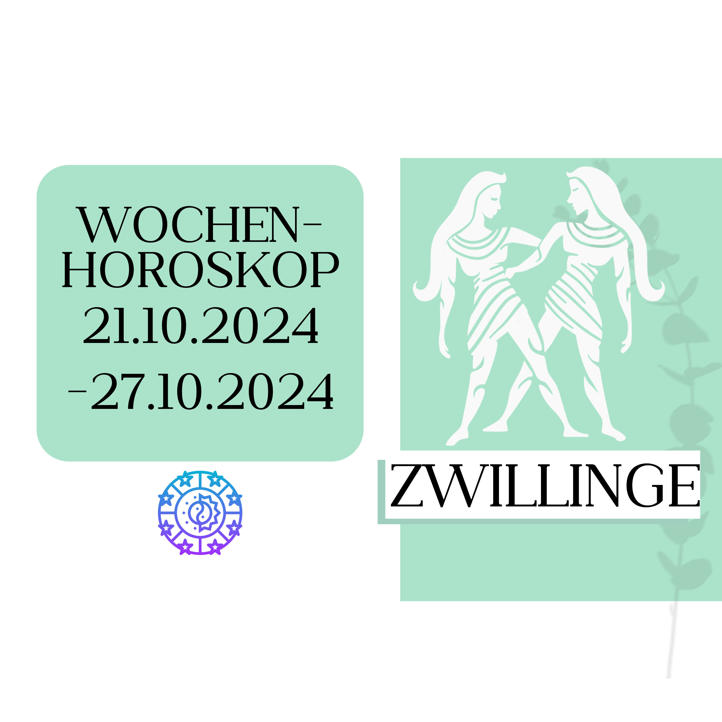 Wochenhoroskop - Zwillinge | 21.10.-27.10.24 | KW 43/2024