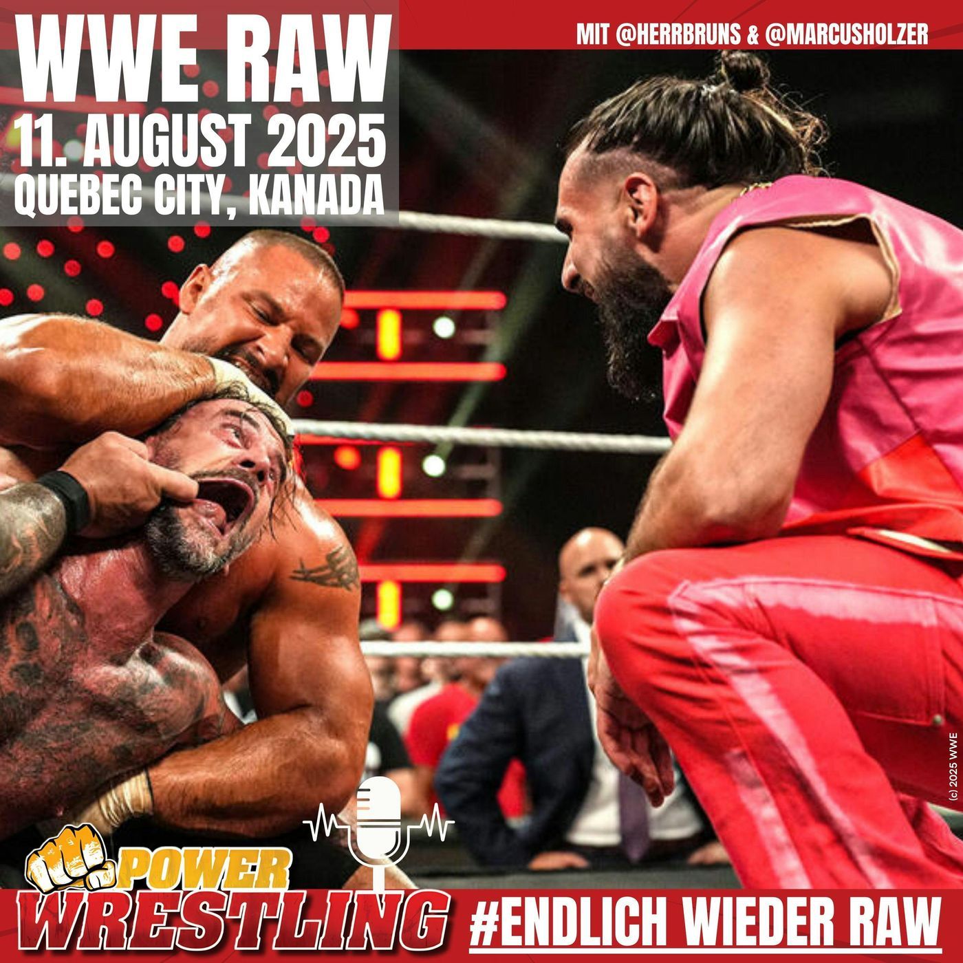 WWE Raw (11.8.25): Titel-Hammer für Seth Rollins! The Vision zerstört die Konkurrenz