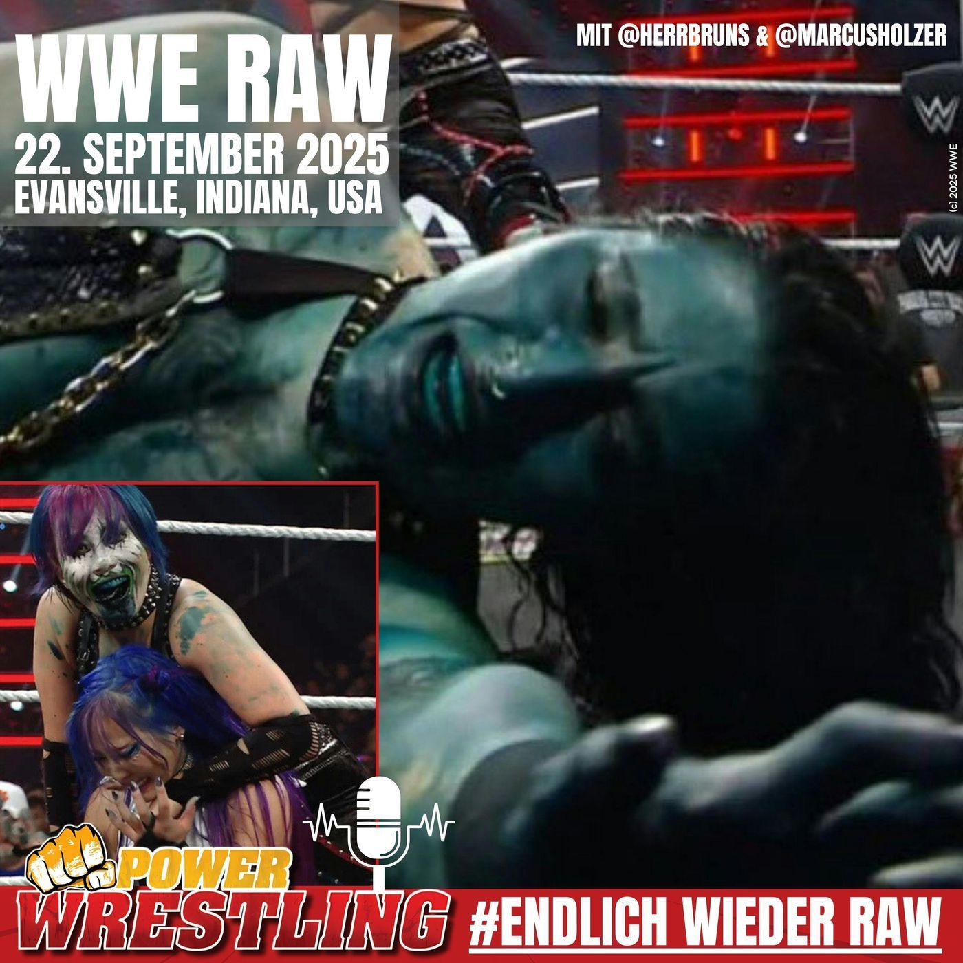 WWE Raw (22.9.25): Bündnis zerbricht! Farbanschlag auf Rhea Ripley! Konfrontation der Champions!