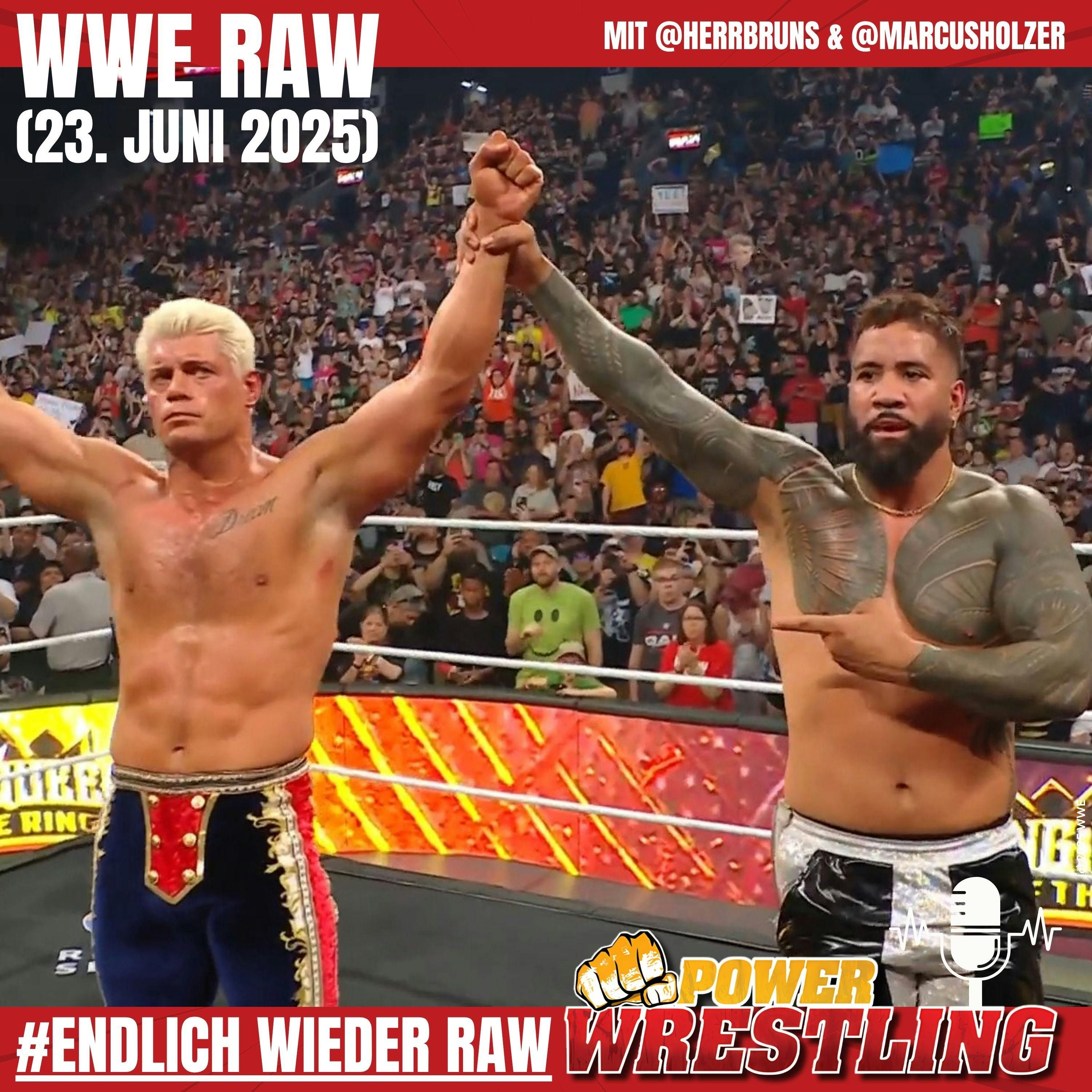 WWE Raw (23.6.25): Turnier-Kracher um Cody Rhodes! Ärger für Rhea Ripley! Goldberg reagiert!
