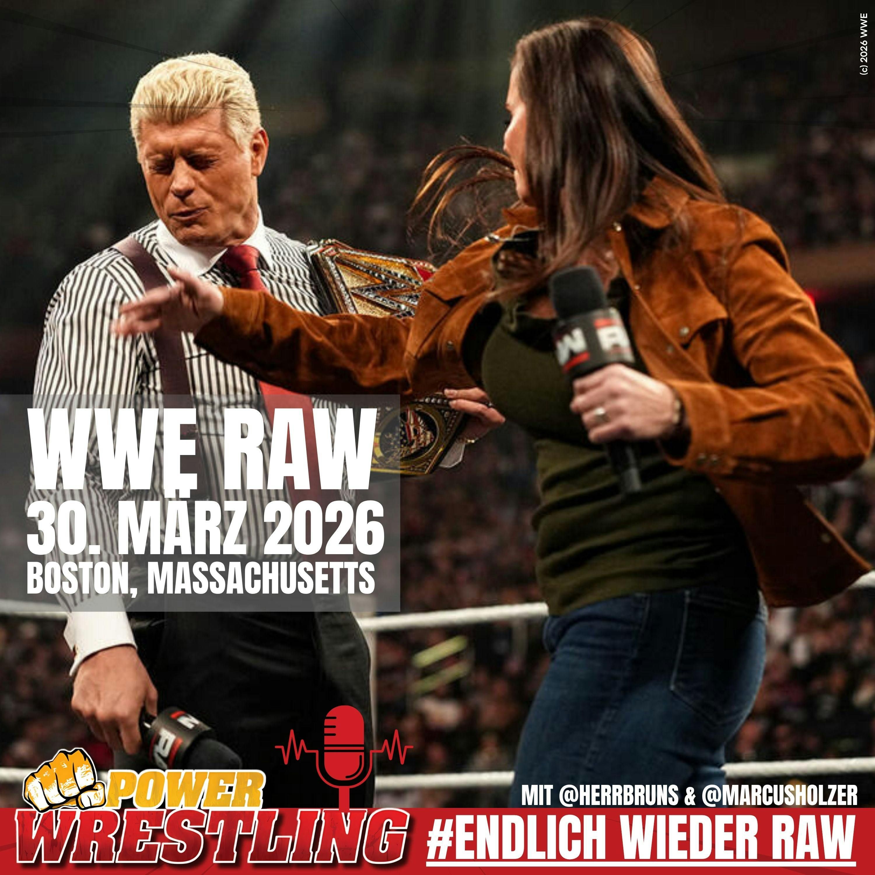 WWE RAW (30.3.26) REVIEW: Titelwechsel! McMahon-Auftritt! CM Punks Revanche! Triple H schreitet ein!