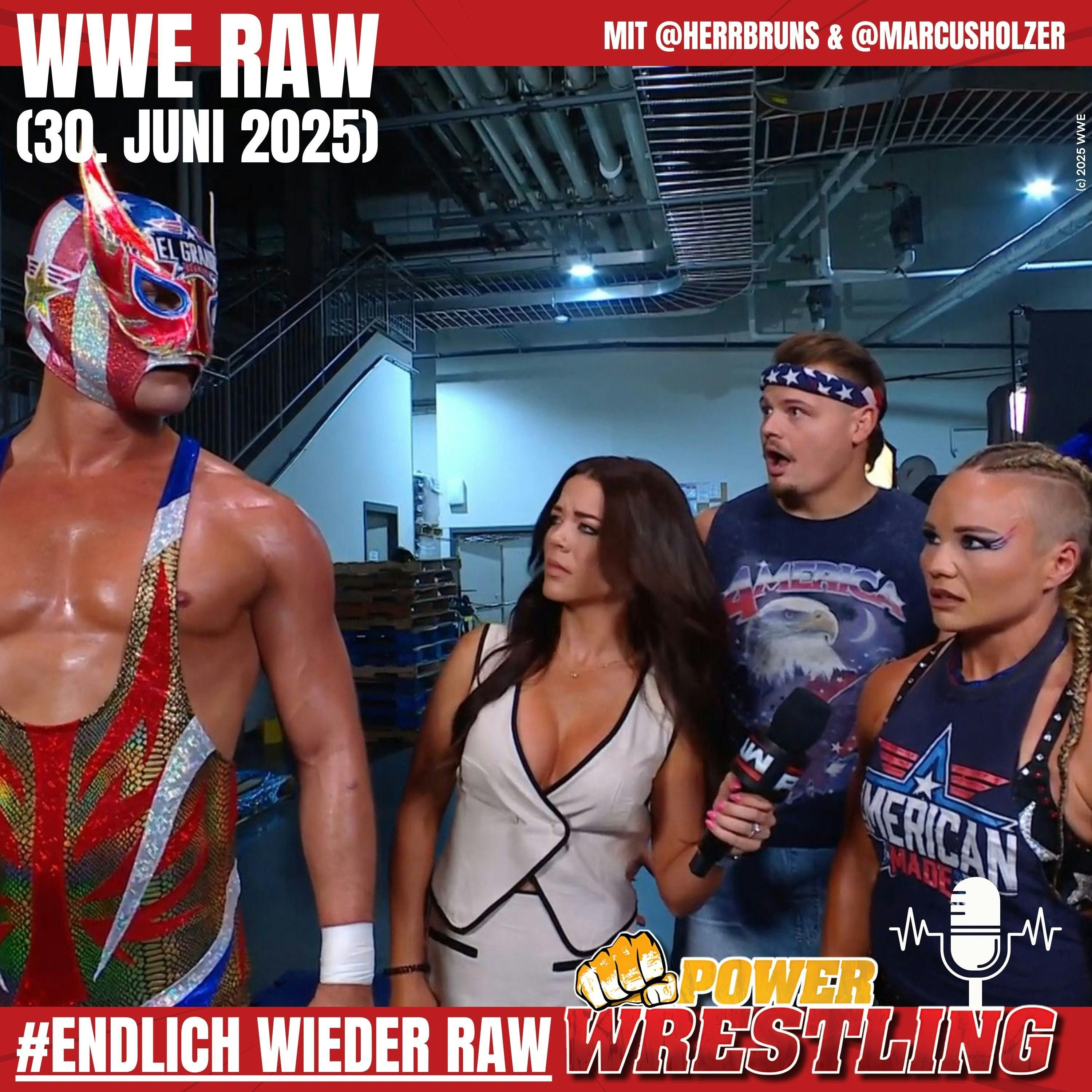 WWE Raw (30.6.25): Neue Chance für Rhea Ripley! Titelwechsel! CM Punk will Rache!