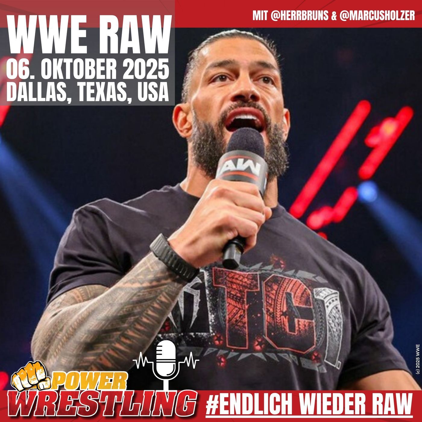 WWE Raw (6.10.25): Entscheidung um Roman Reigns! CM Punk zurück! Lynch-Blamage!