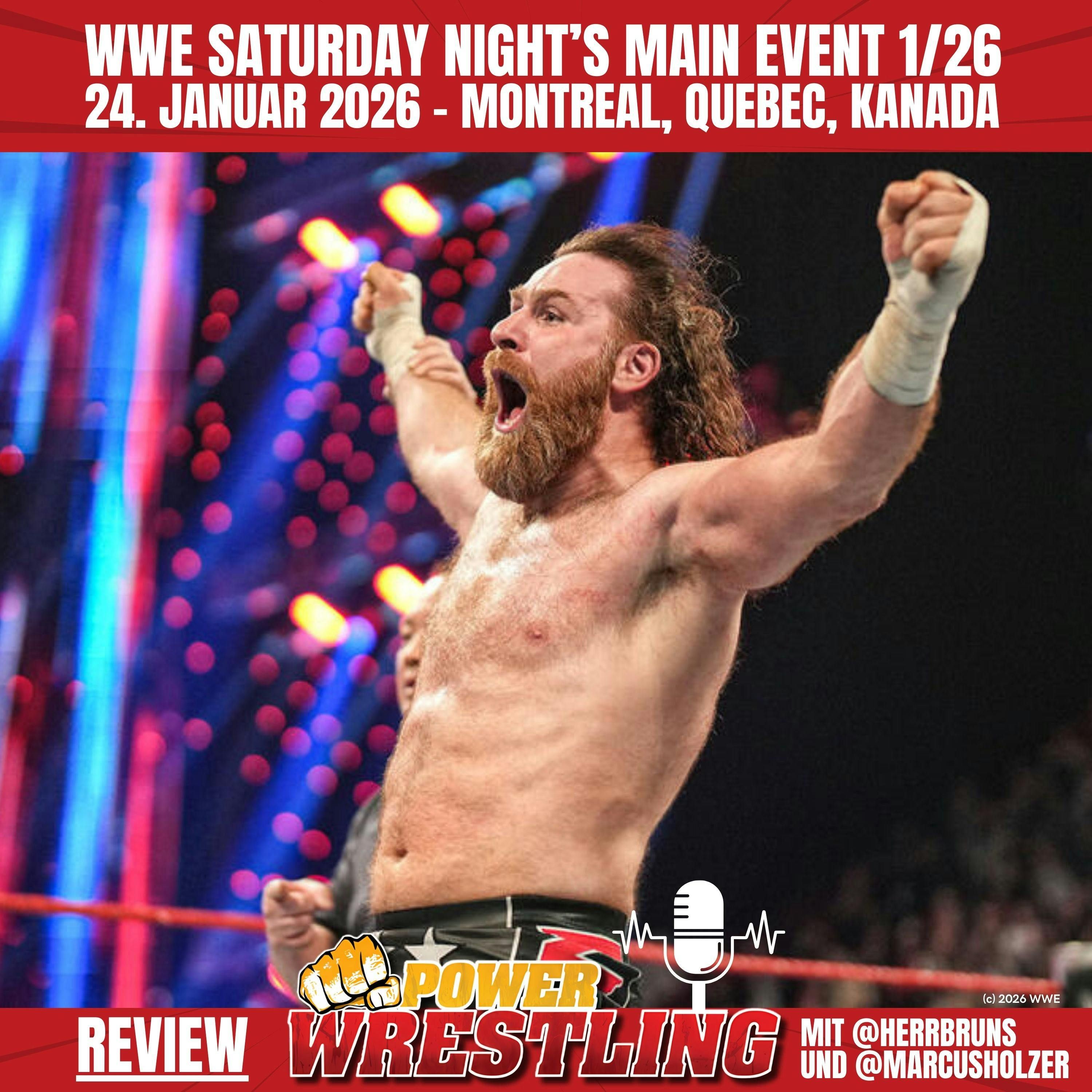 WWE Saturday NIght's Main Event (24.1.26) REVIEW: Fatal-4-Way-Kracher! Cody-Chaos! AJ vor Abschied?