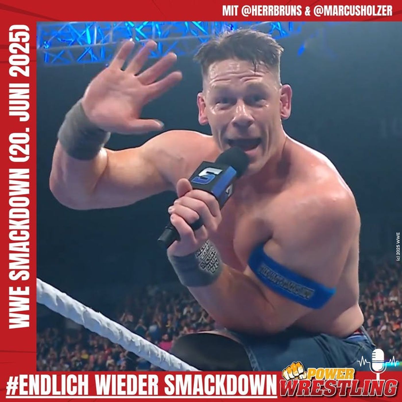 WWE SmackDown (20.6.25): Cena mit "Pipebomb" gegen Punk, KOTR-Halbfinale, 4 Titel-Matches angekündigt
