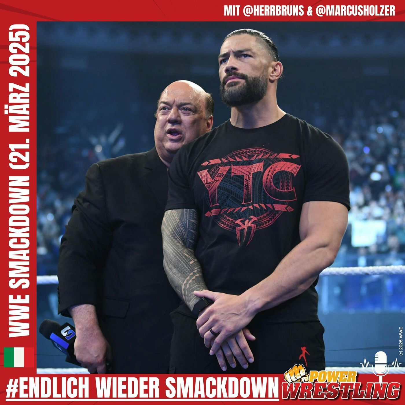 WWE SmackDown (21.3.25): Mega-Showdown mit Roman Reigns, CM Punk, Seth Rollins!