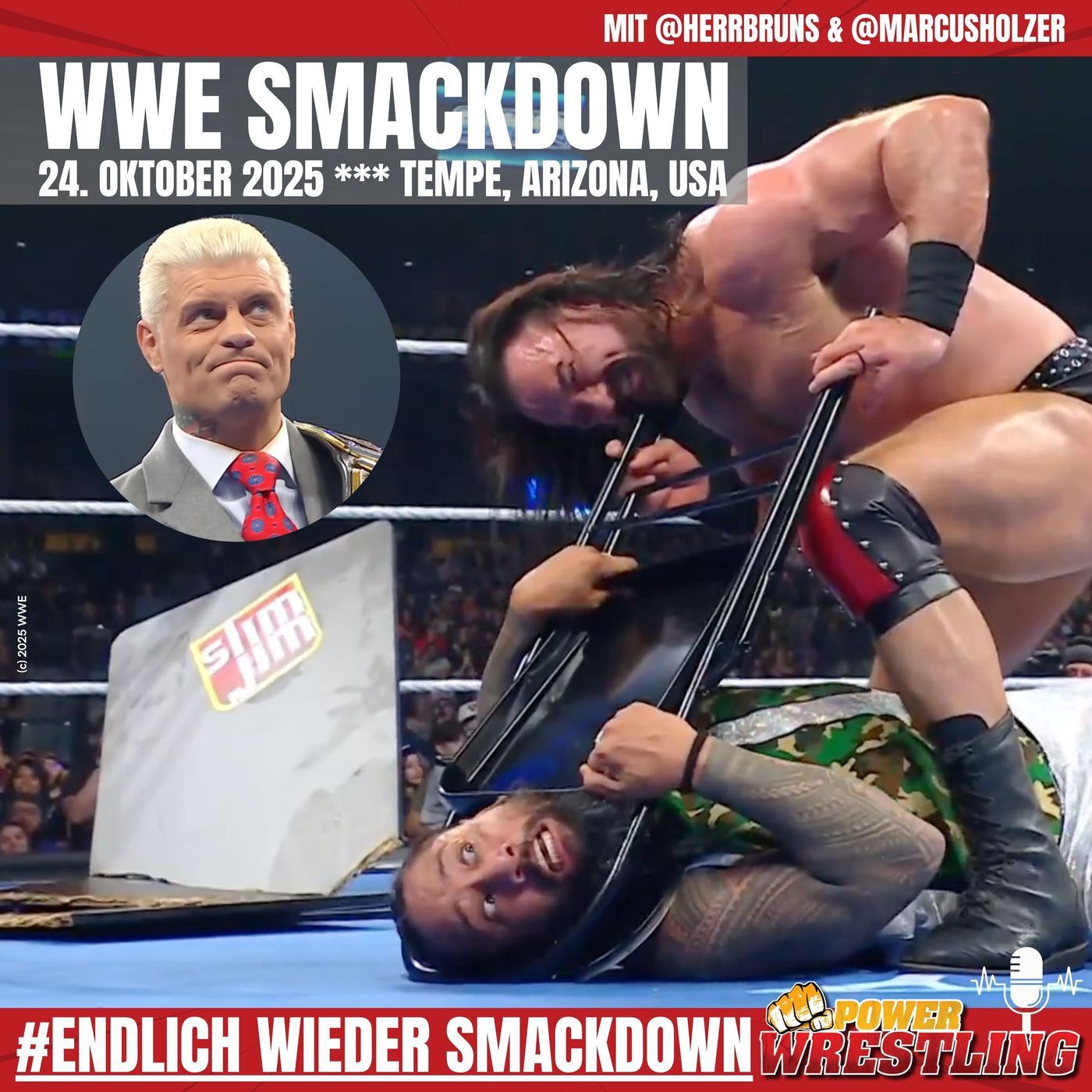 WWE SmackDown (24.10.25): Rhodes überrumpelt! Bitterer Turn! Open Challenge geht weiter!