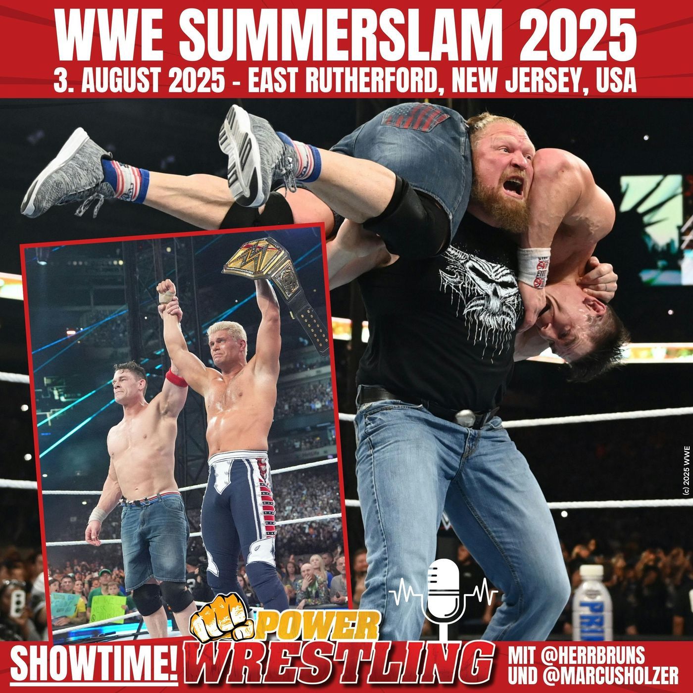 WWE SummerSlam 2025 (Tag 2): Brock Lesnar ist zurück! Cody Rhodes wieder Champion!