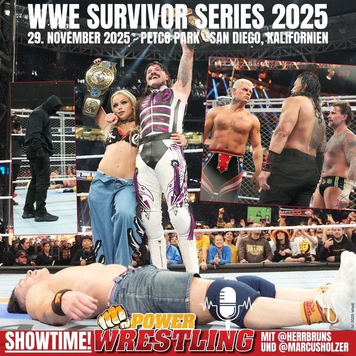WWE Survivor Series 2025 REVIEW: Liv-Comeback! Titelwechsel! Maskierter entscheidet WarGames!