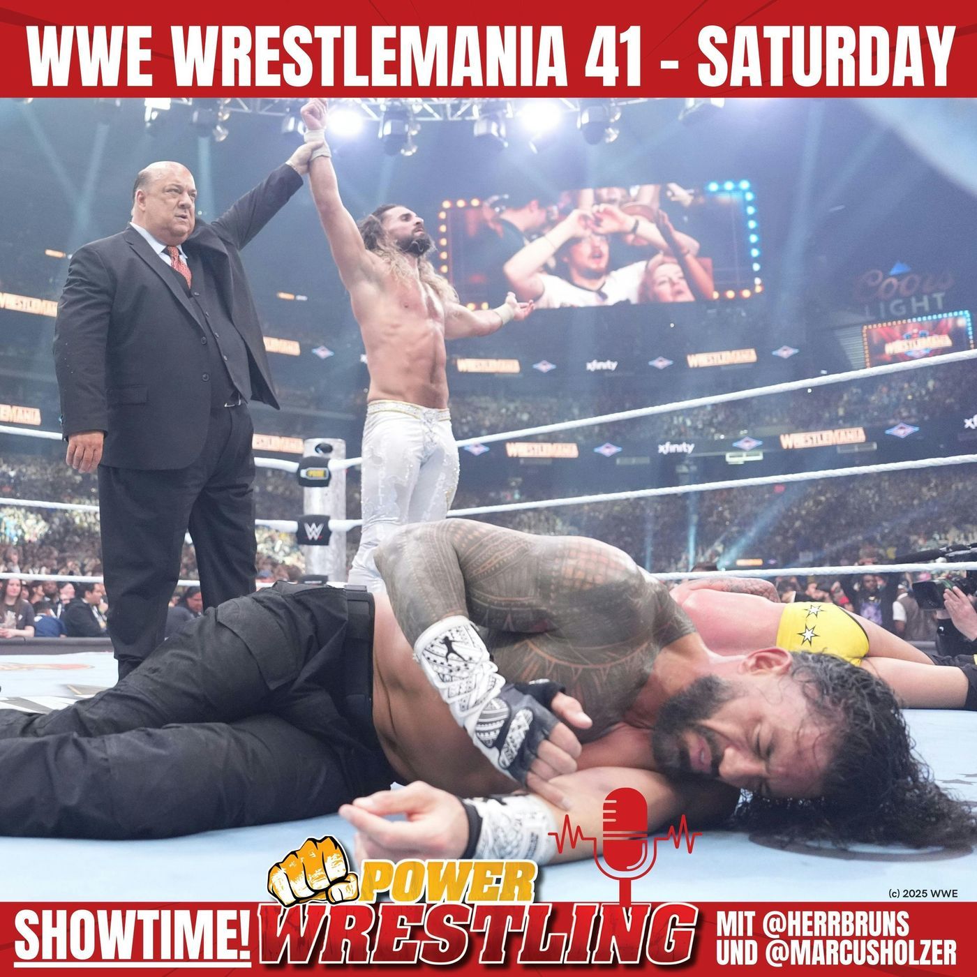 WWE WrestleMania 41 - Samstag: Paul Heyman hintergeht CM Punk und Roman Reigns, drei Titelwechsel
