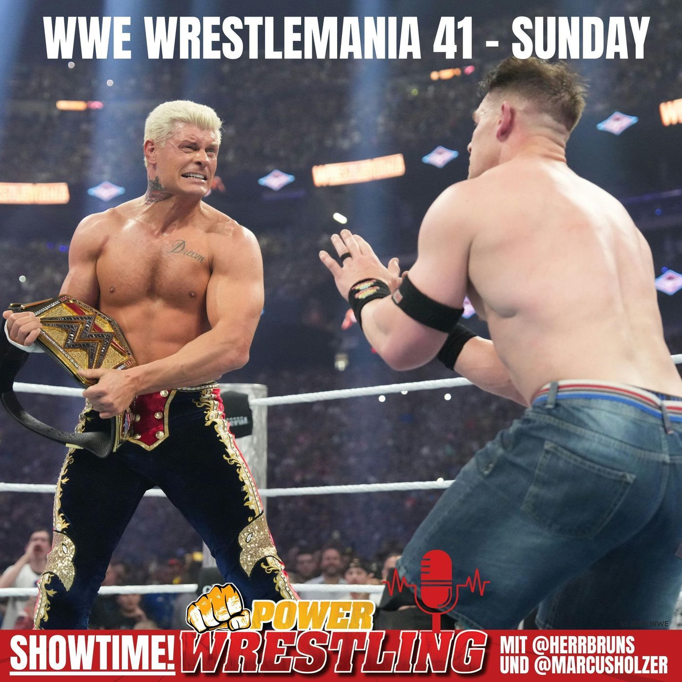 WWE WrestleMania 41 - Sonntag: Cena wird Rekord-Champion, Becky kehrt zurück, Stone Cold baut Unfall!