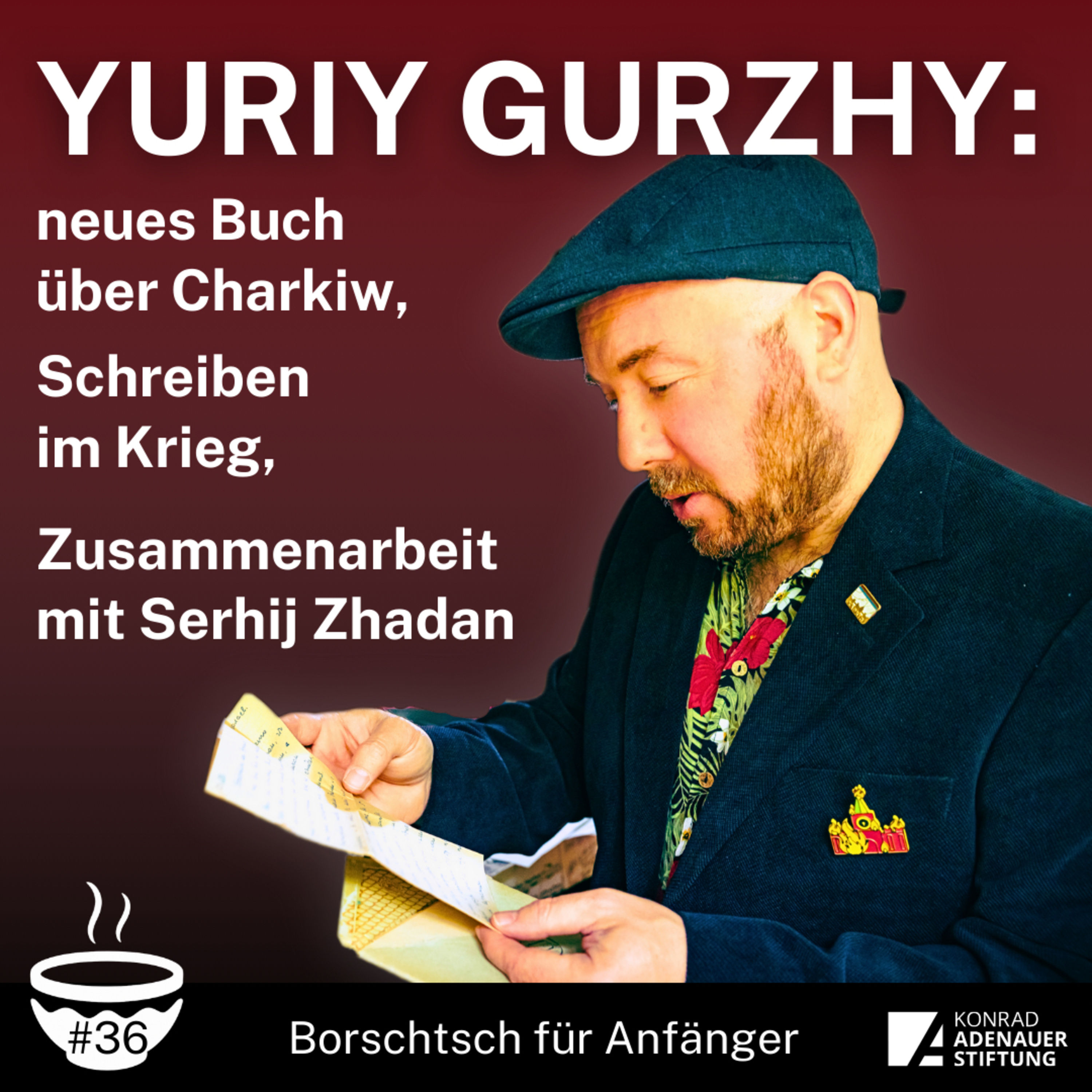 Yuri Gurzhy: neues Buch über Charkiw, Schreiben im Krieg, Zusammenarbeit mit Serhij Zhadan