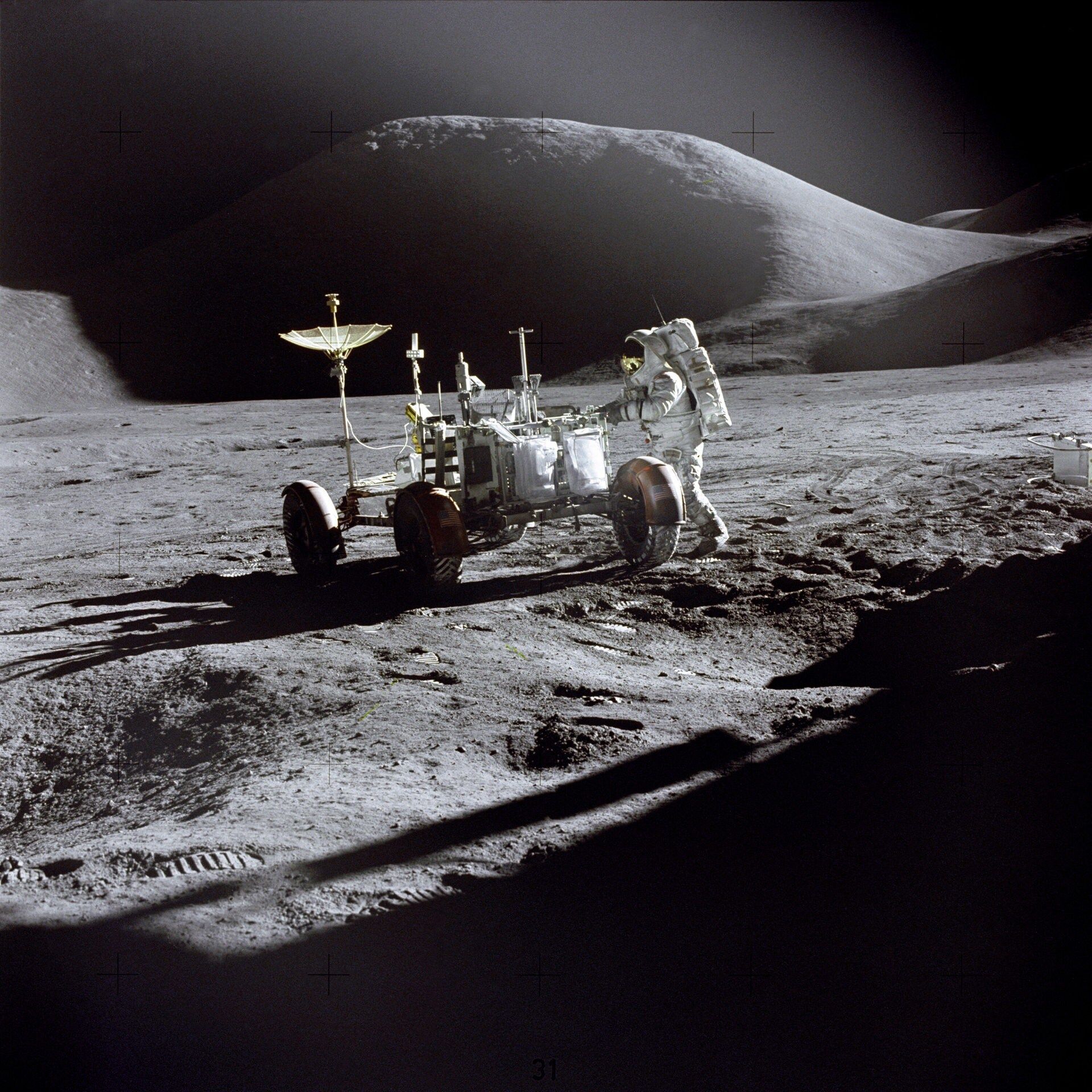 Zeitwort: Als Astronauten Müll auf dem Mond hinterließen