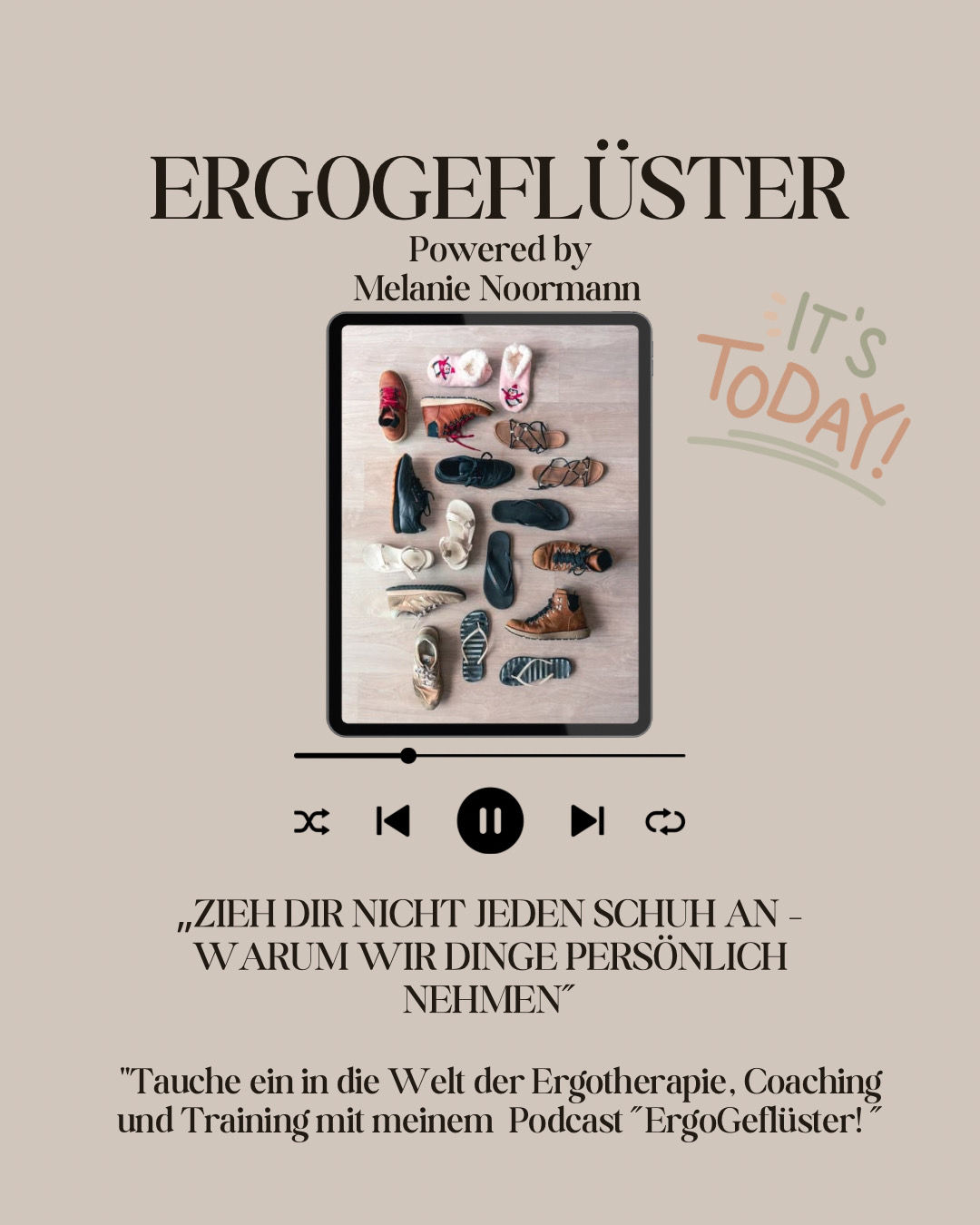 „Zieh dir nicht jeden Schuh an – Warum wir Dinge persönlich nehmen“