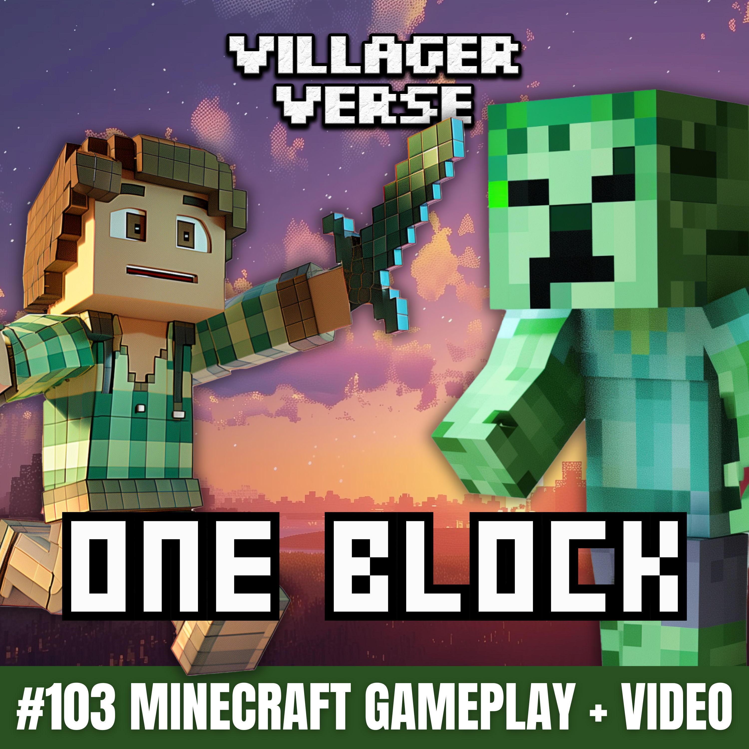 Zombie-Attacke in One Block (Teil 2) 🧟‍♂️ #103