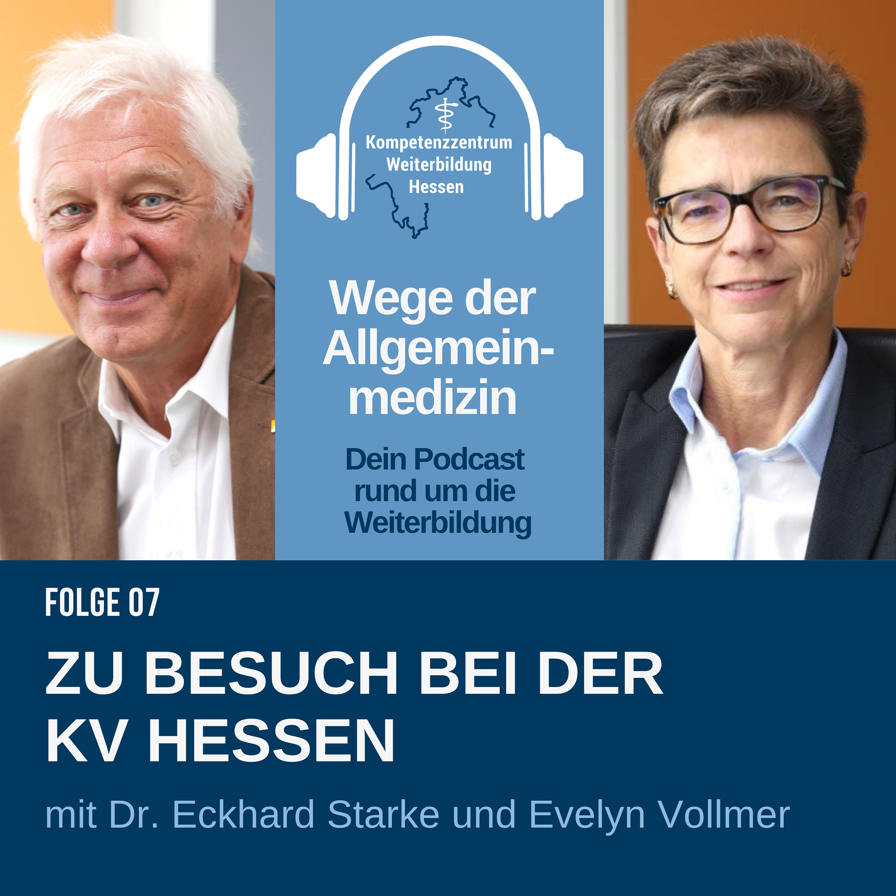 Zu Besuch bei der KV Hessen - mit Dr. Eckhard Starke und Evelyn Vollmer