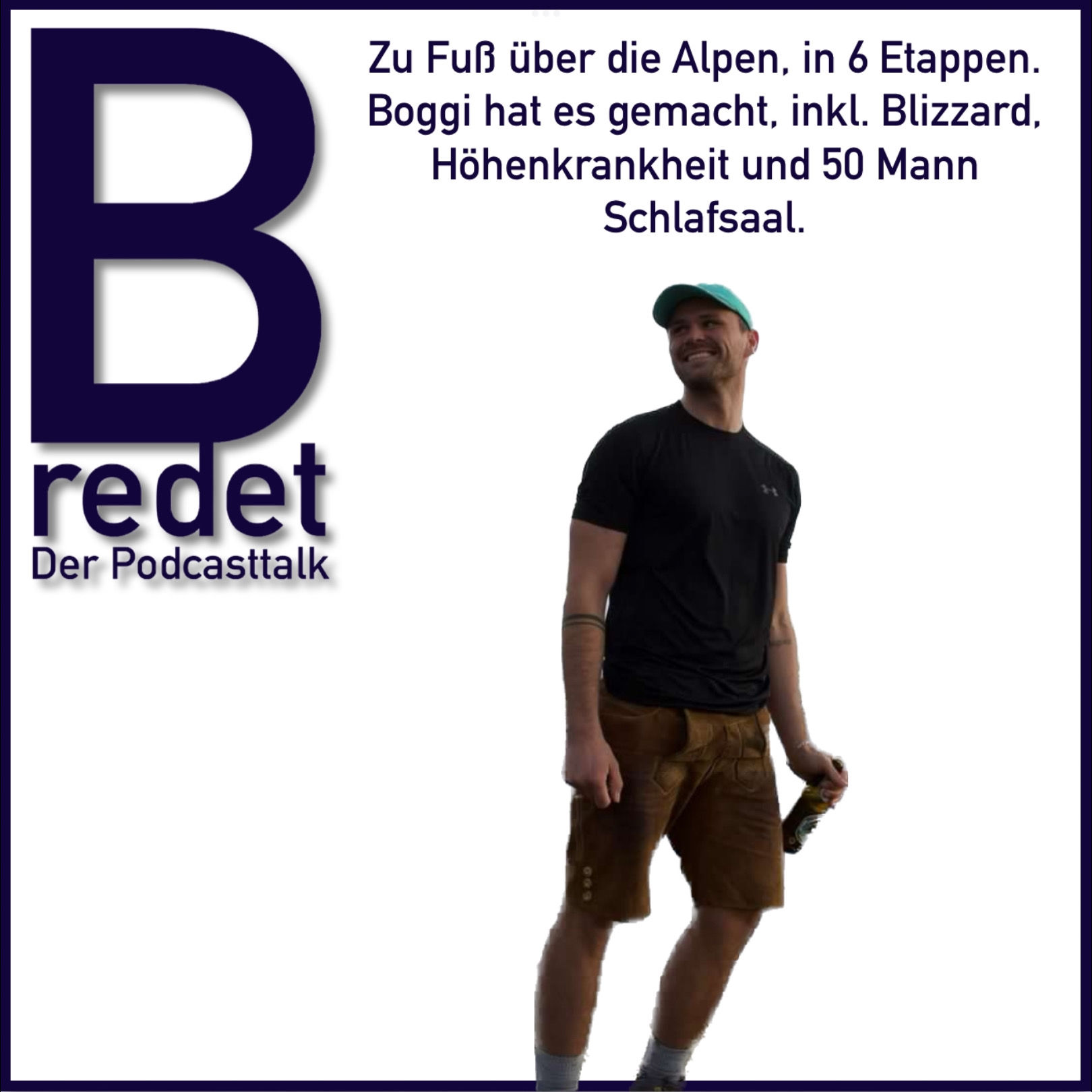 Zu Fuß über die Alpen in 6 Etappen. Boggi hat es gemacht inkl. Blizzard, Höhenkrankheit und 50 Mann Schlafsaal.