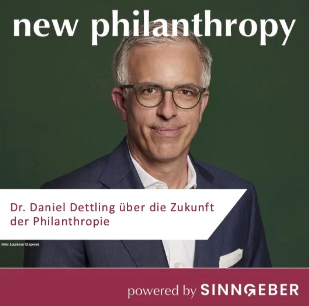 Zukunftsforscher Daniel Dettling und die Trends in der Philanthropie