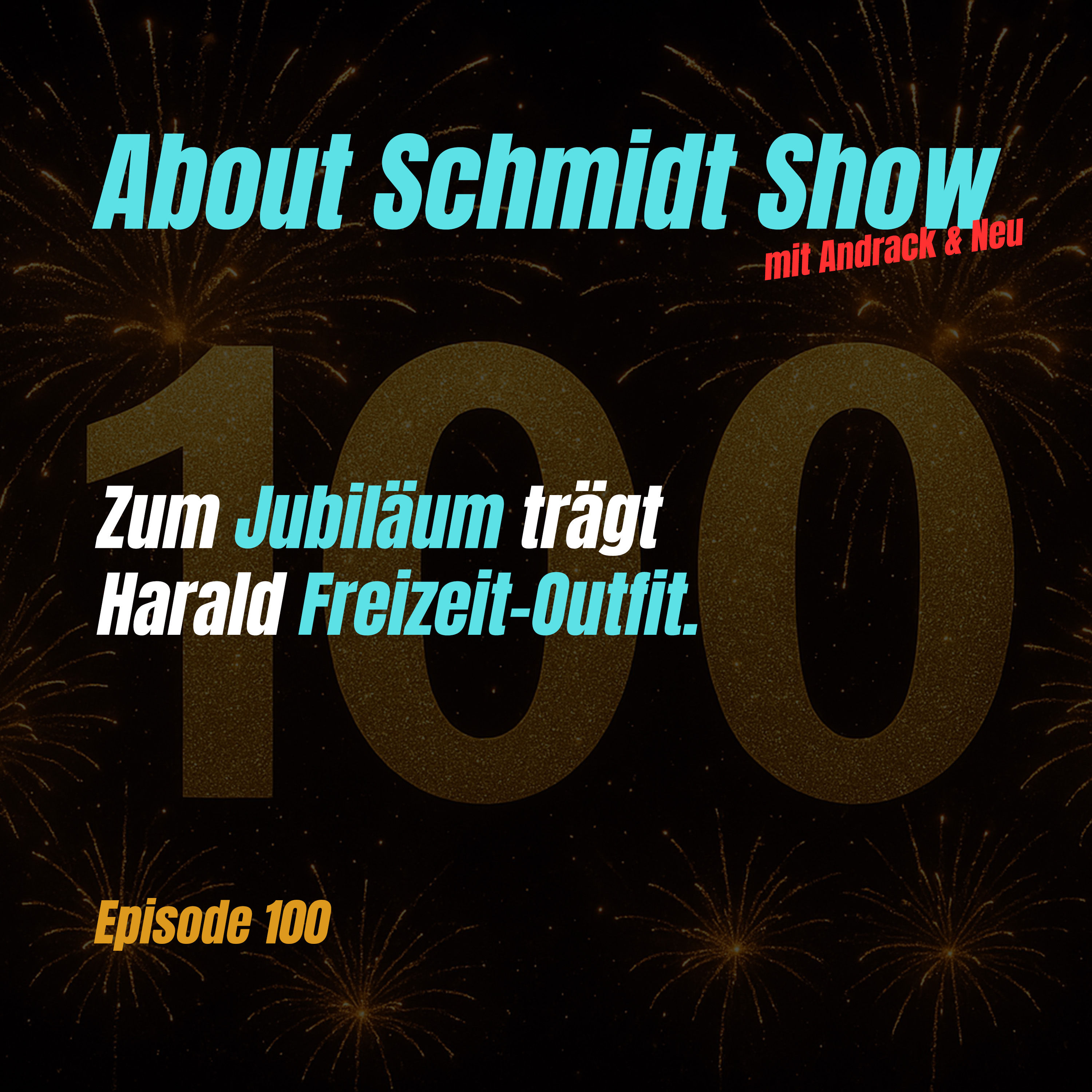 Zum Jubiläum trägt Harald Freizeit-Outfit