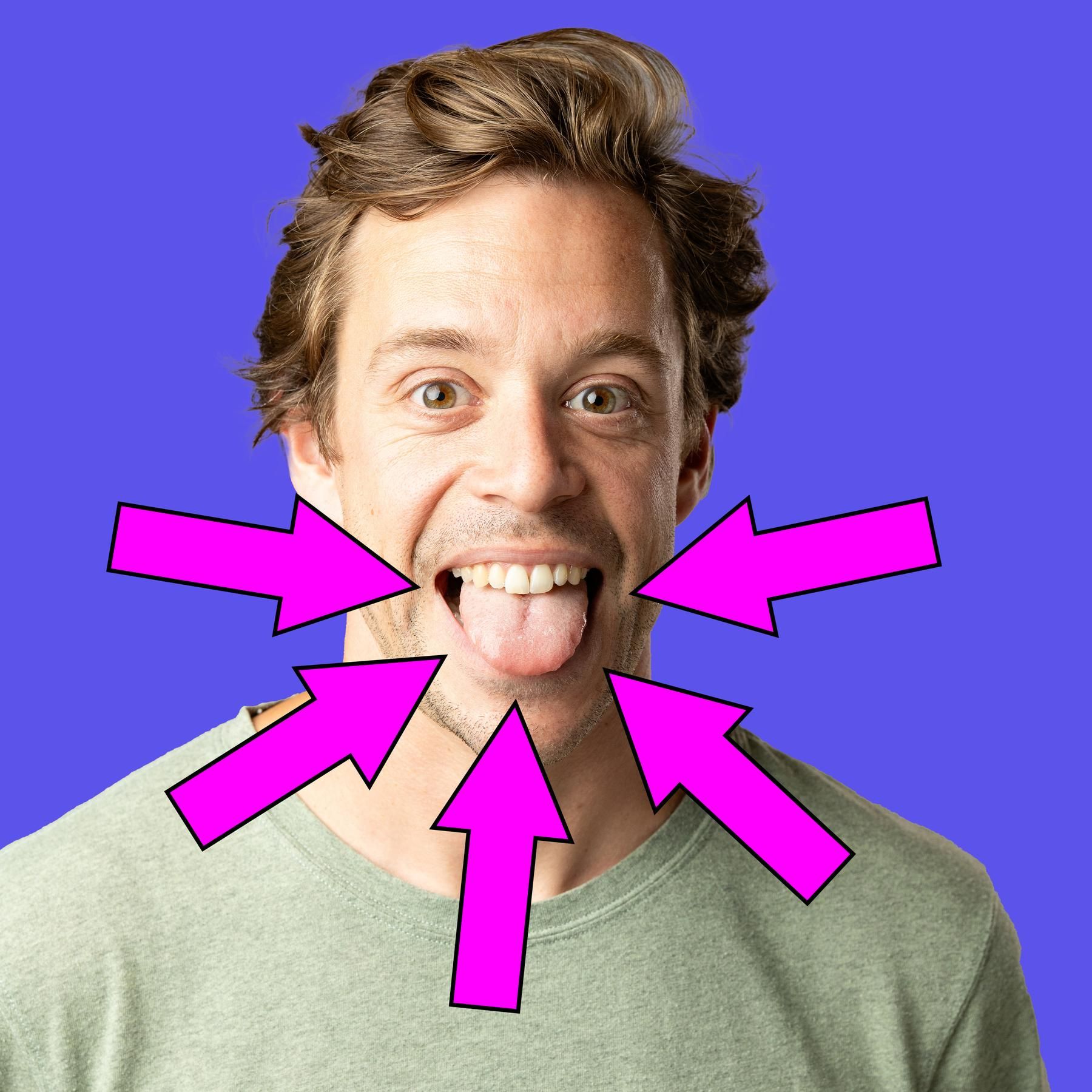 Zunge | Schlabbrig und mit Noppen