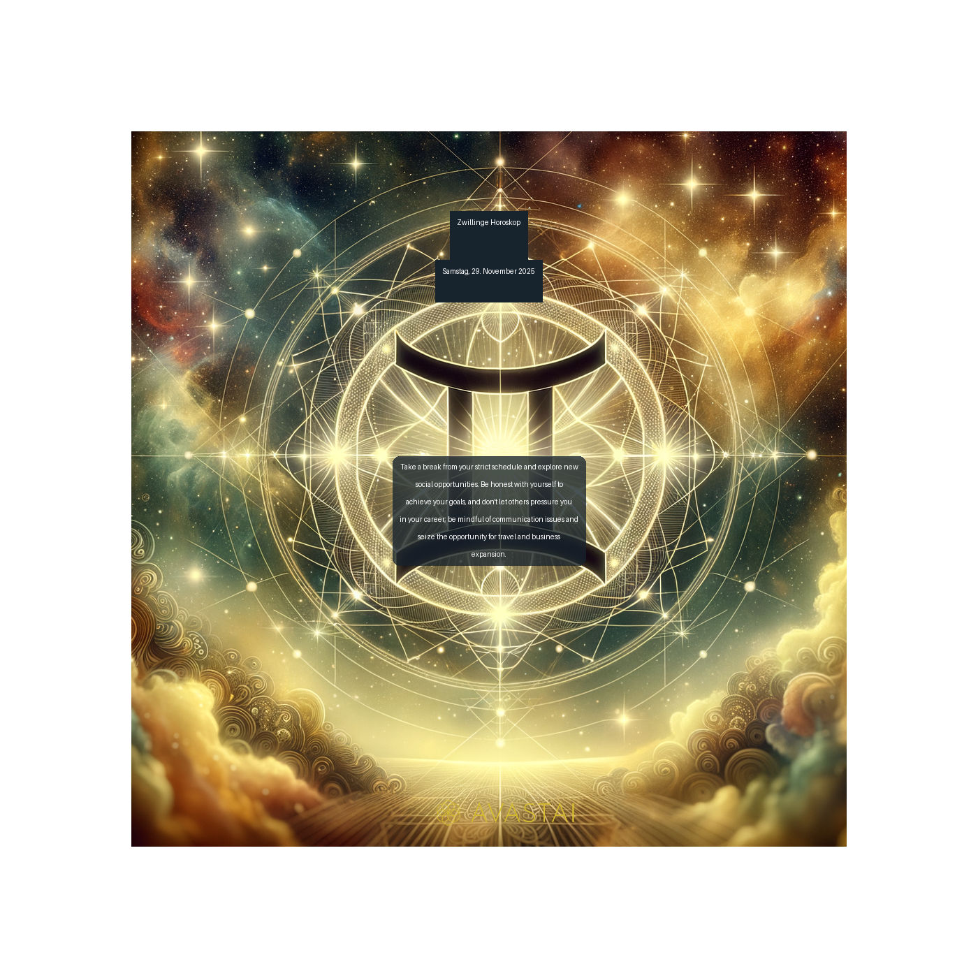 Zwillinge Horoskop für den Samstag, 29. November 2025: