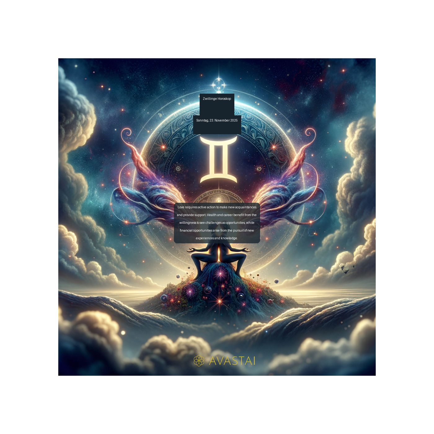 Zwillinge Horoskop für den Sonntag, 23. November 2025: